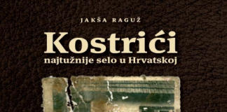 U petak u Glini promocija knjige “Kostrići-najtužnije selo u Hrvatskoj”
