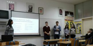 Uvodna prezentacija školskog volonterskog kluba i provedba aktivnosti Edukacija učenika Srednje škole Glina