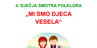 GLINA Ove subote dječja smotra folklora „Mi smo djeca vesela“