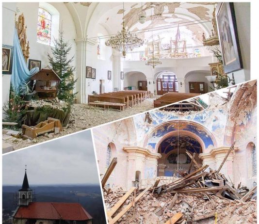 FOTO/VIDEO U potresu uništena sisačka katedrala i više župnih crkvi