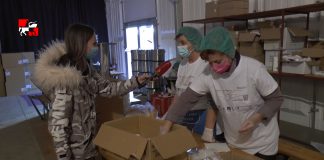 Organizacija prehrane stradalnika u Glini