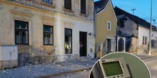 GLINA Vatrogasci evakuirali nekoliko ljudi nakon jučerašnjeg potresa