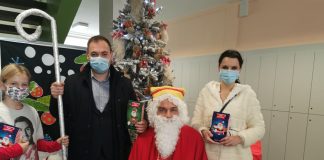 VIDEO Sveti Nikola posjetio glinske mališane