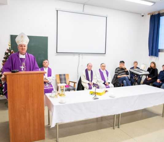 Biskup predvodio misu u Kaznionici