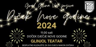 Dječji i “veliki” doček Nove godine u Glini, provjerite što vas očekuje!