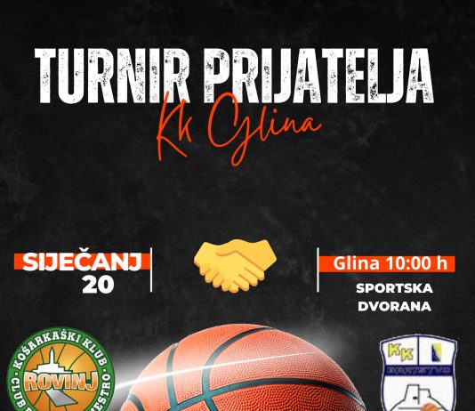 Drugi turnir prijatelja Košarkaškog kluba Glina