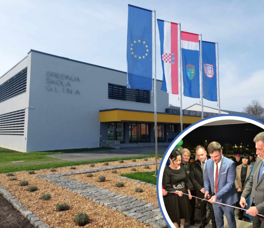Otvorena zgrada Srednje škole Glina!