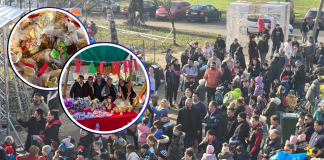 FOTO Ogroman odaziv na Božićni sajam u Glini: Odrasli uživali u delicijama i druženju, djeca oduševljena klizalištem