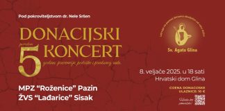 Donatorski koncert u Glini: Pjesmom za pomoć onkološkim pacijenticama