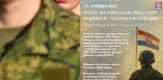 Poziv na obilazak prve crte bojišnice glinskih postrojbi uoči 30. obljetnice završetka Domovinskog rata