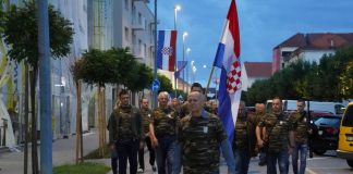 Mimohod sjećanja kroz središte Gline