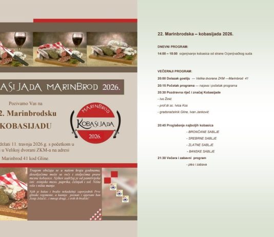 Kobasijada u Marinbrodu sutra – večer vrhunskih okusa i odlične zabave uz Živu Vatru!